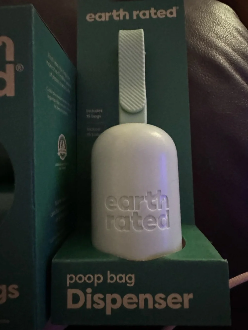 Bark Box Earth Rated Poop bag dispenser w/ 135 bags NEW super chewer